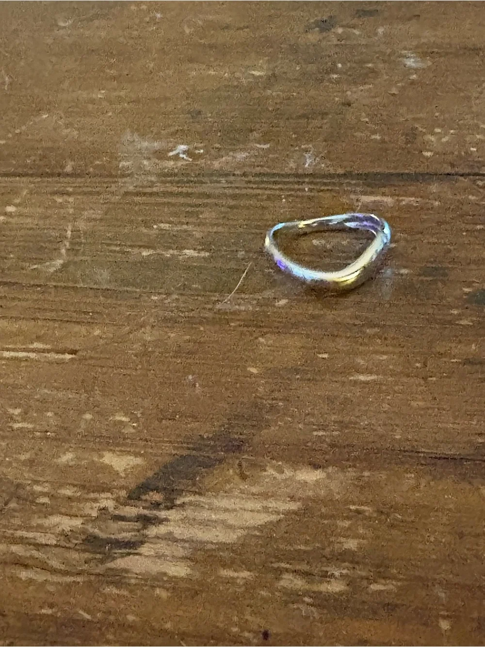 Silver Tone Ring Size 7 (free shipping)